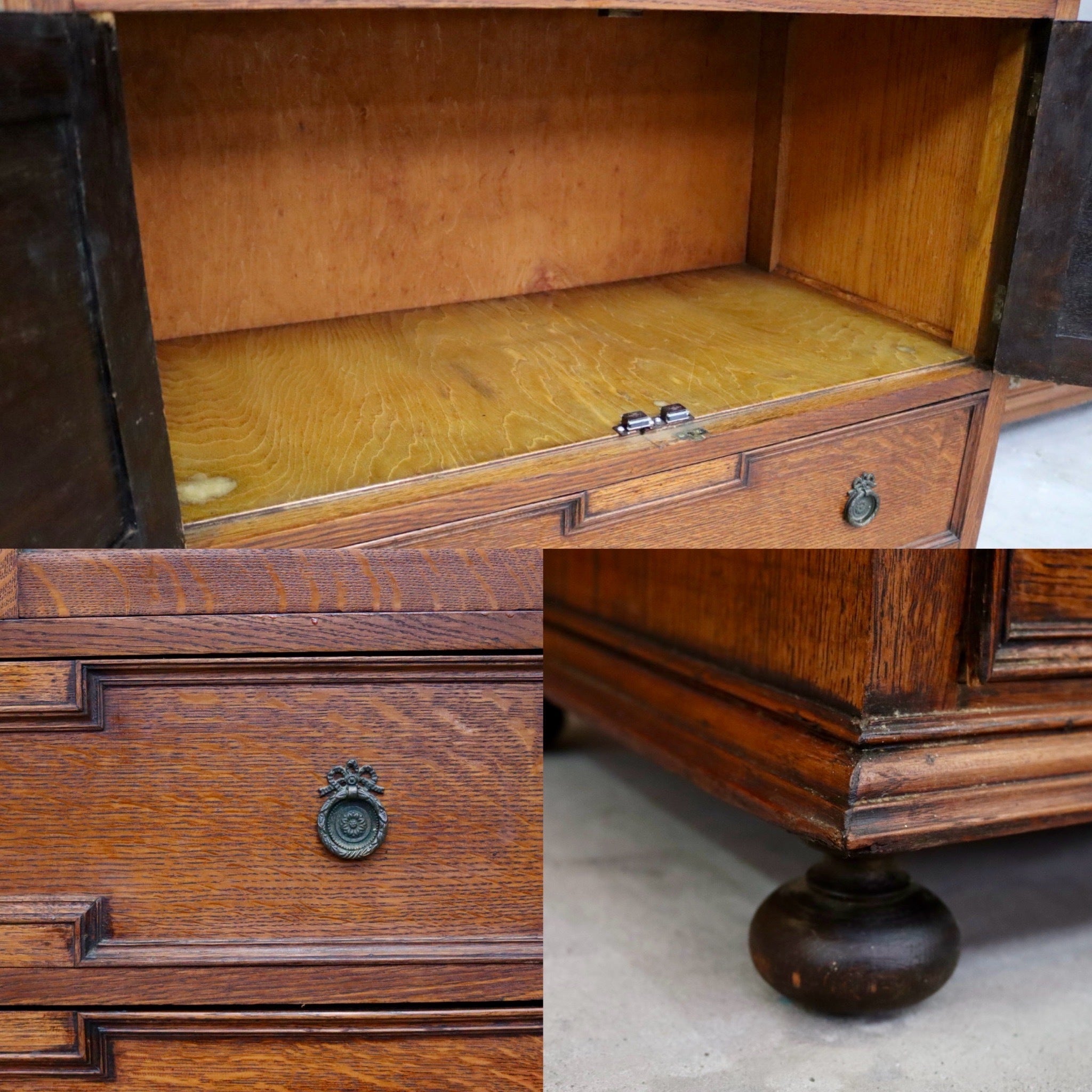 GMIH23○英国クラシックスタイル チェスト 整理箪笥 収納家具 引き出し リビング収納 オーク材 アンティーク クラシカル ヴィンテージ