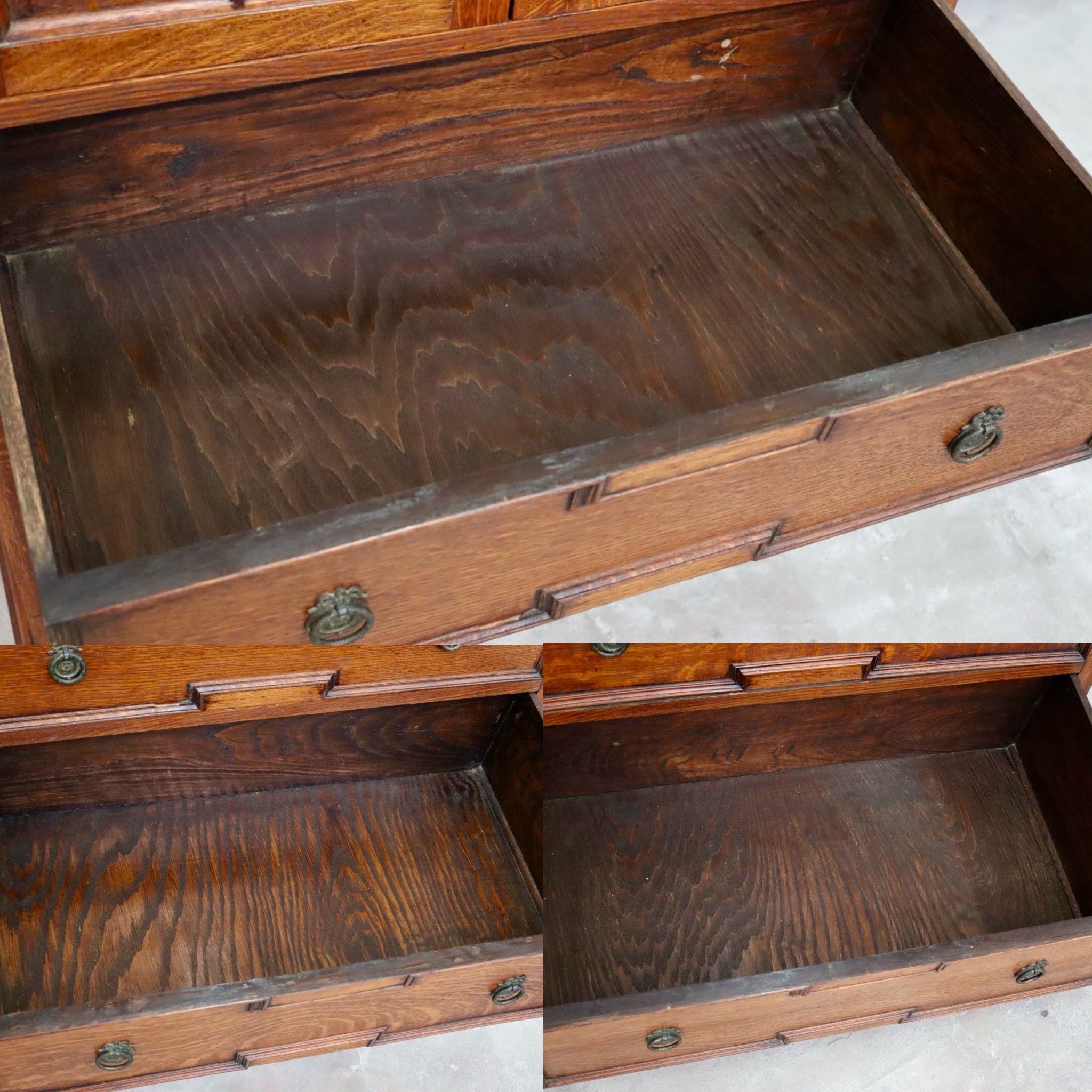 GMIH23○英国クラシックスタイル チェスト 整理箪笥 収納家具 引き出し リビング収納 オーク材 アンティーク クラシカル ヴィンテージ