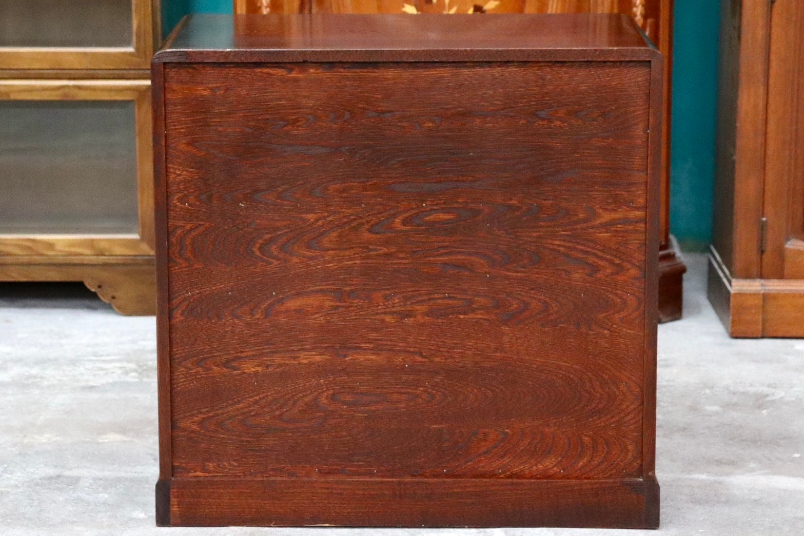 GMIS51○薬箱 小引き出し 収納家具 木製 昭和レトロ 小箪笥 時代箪笥 茶箪笥 小物入れ 和家具 欅材 アンティーク