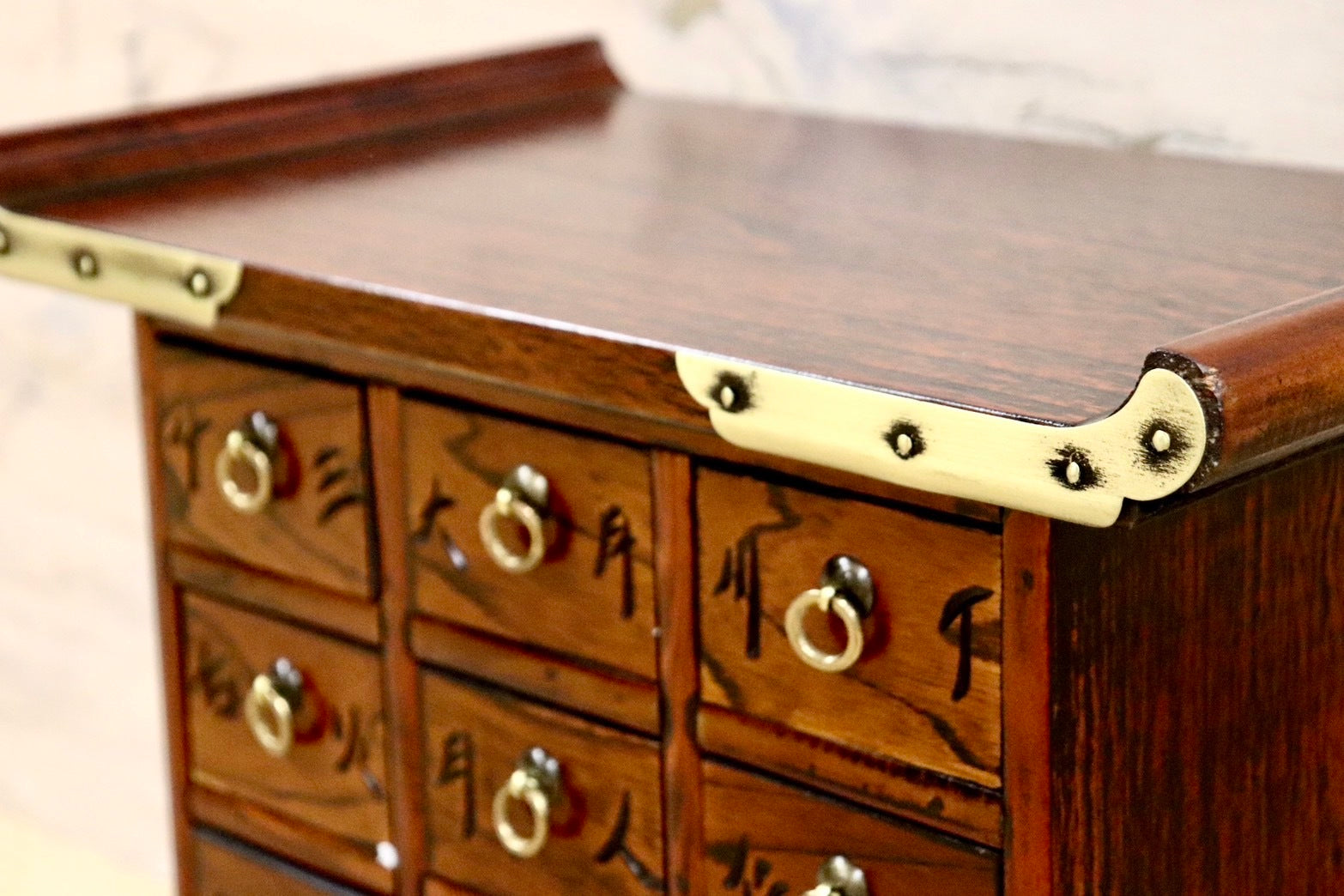 GMIS40C○李朝家具 薬箪笥 小箪笥 小物入れ 引き出し 収納 アンティーク ヴィンテージ 古道具