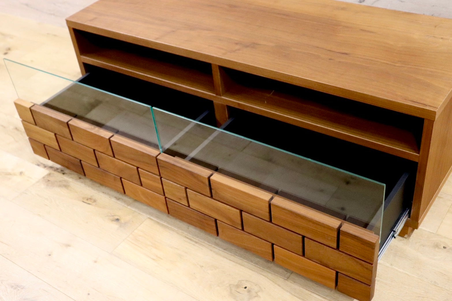 GMIS52A○LEGNATEC / レグナテック BOLOCCO ブロッコ TVボード AVボード ローボード リビング収納 ウォールナット 定価約9万