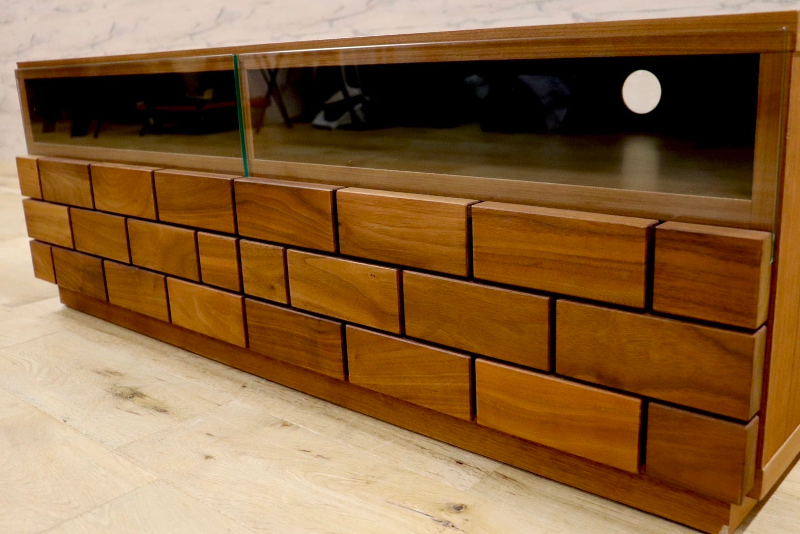 GMIS52A○LEGNATEC / レグナテック BOLOCCO ブロッコ TVボード AVボード ローボード リビング収納 ウォールナット 定価約9万