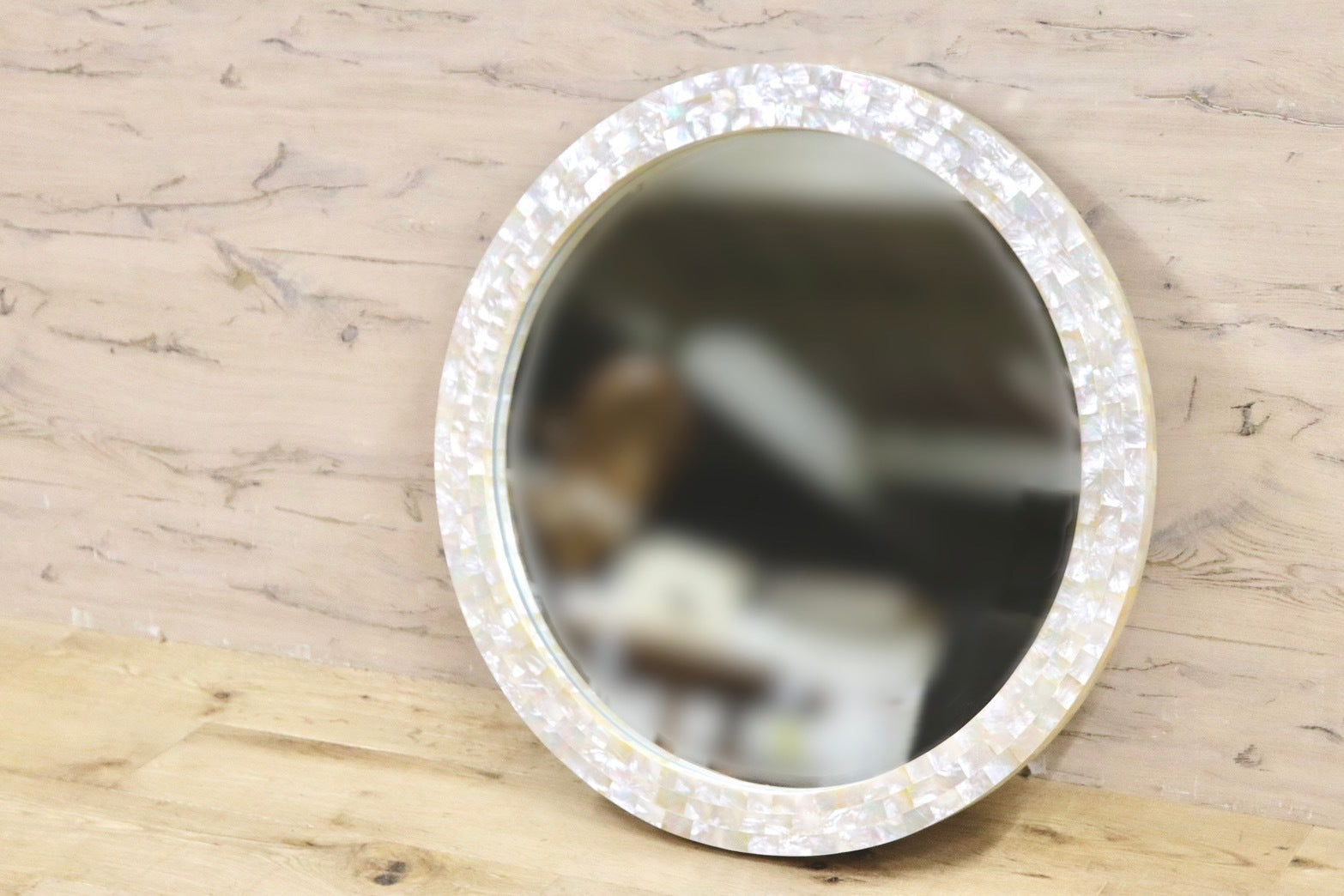 GMIK65C○ASPLUND / アスプルンド パールミラー 壁掛けミラー ウォールミラー 鏡 ミラー 定価約7.3万