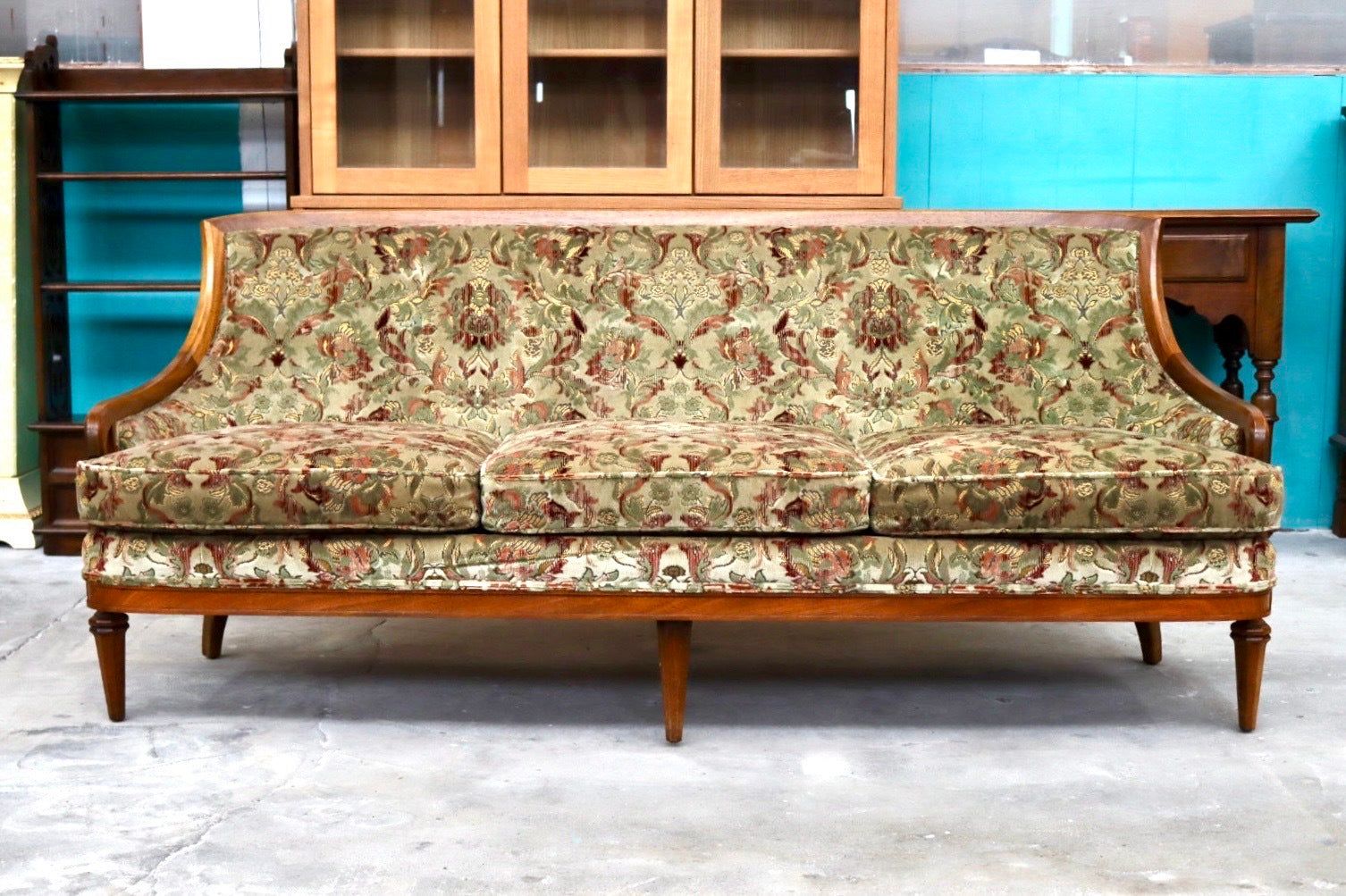 GMIK241○DREXEL HERITAGE / ドレクセルヘリテイジ Upholstery アップホルスタリー 3人掛けソファ トリプルソファ ファブリック 約111万