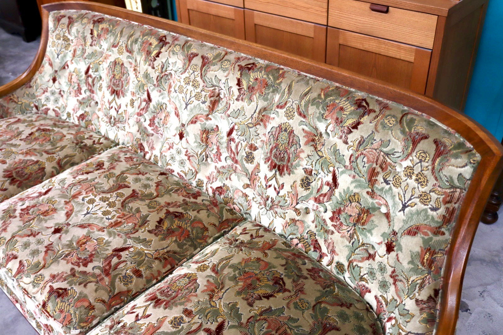 GMIK241○DREXEL HERITAGE / ドレクセルヘリテイジ Upholstery アップホルスタリー 3人掛けソファ トリプルソファ ファブリック 約111万