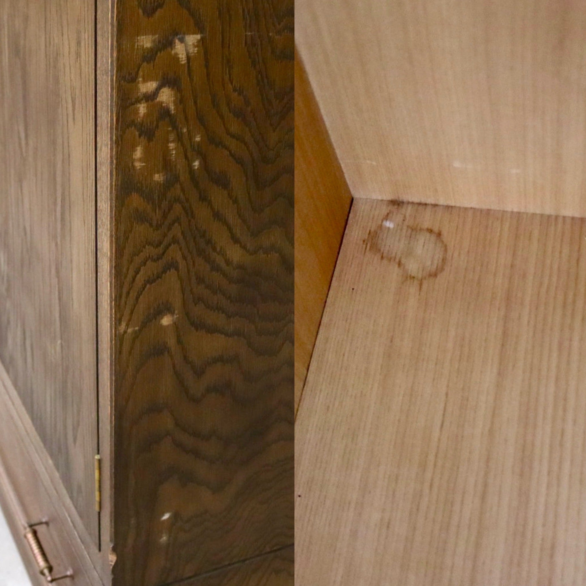 GMIH126A○永田良介商店 神戸家具 ワードローブ 洋服タンス クローゼット 箪笥 引き出し 鏡 楢材 洋家具 稀少