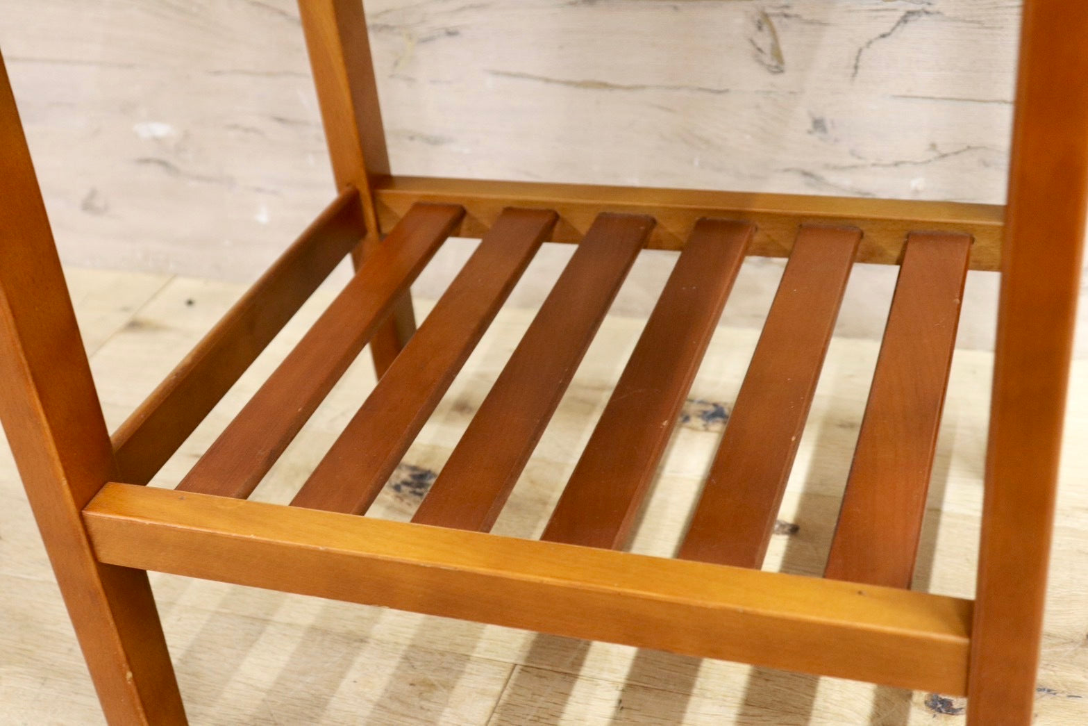 GMIK361○karimoku / カリモク オールドカリモク 電話台 花台 サイドテーブル コンソール 飾り棚 国産家具