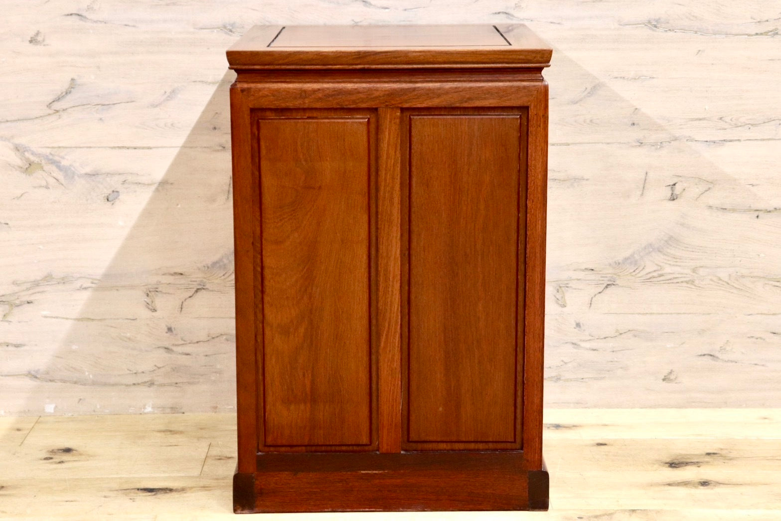 GMIS184○唐木 引き出し サイドチェスト 花梨 無垢材 和家具 和モダン 和室 レトロ アンティーク