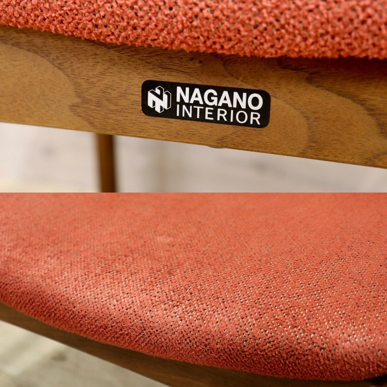 GMIK397B○NAGANO INTERIOR / ナガノインテリア ダイニングチェア 食卓椅子 チェリー材 北欧スタイル モダン
