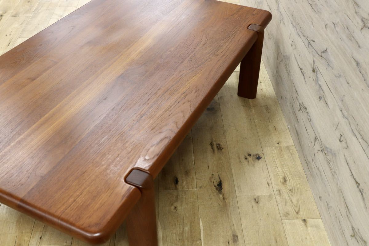 GMGK404○Dyrlund / デューロン センターテーブル リビングテーブル コーヒーテーブル 応接 北欧 デンマーク 最高級 チーク無垢材