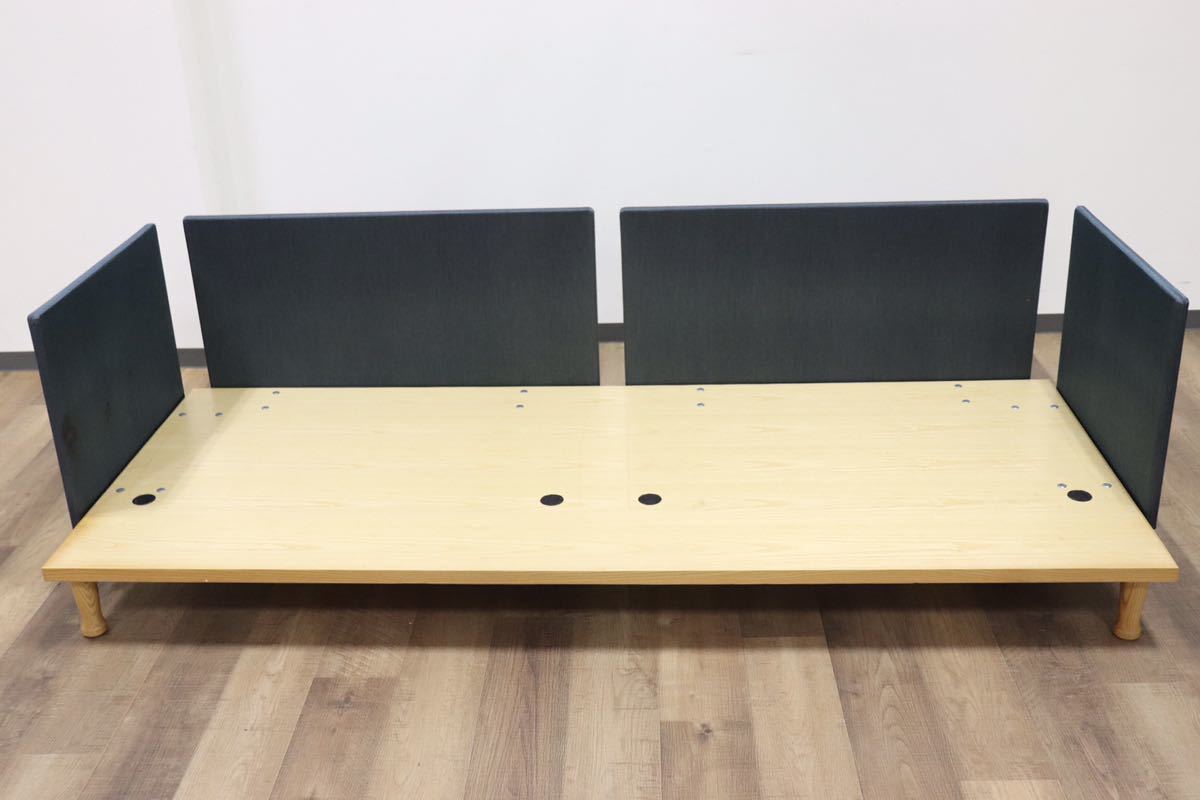 GMGN345B○Cassina ixc / カッシーナイクスシー THEMA テーマ 2.5人掛けソファ ラブソファ イタリアモダン 定価約54万 稀少