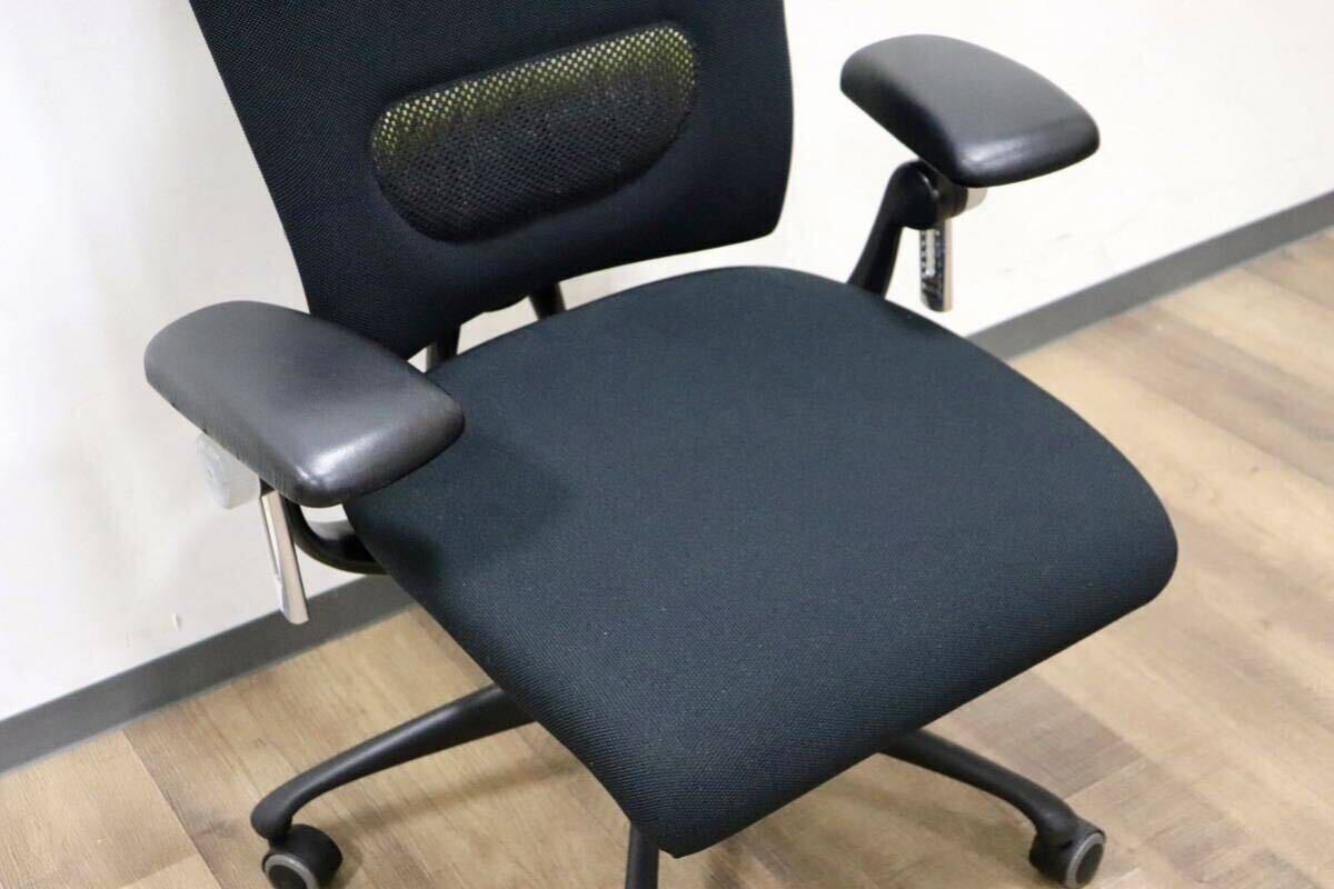 GMHH31○Vitra / ヴィトラ Ypsilon イプシロン デスクチェア ワークチェア オフィス 書斎椅子 ハイバック メッシュ Mario Bellini 定価20万