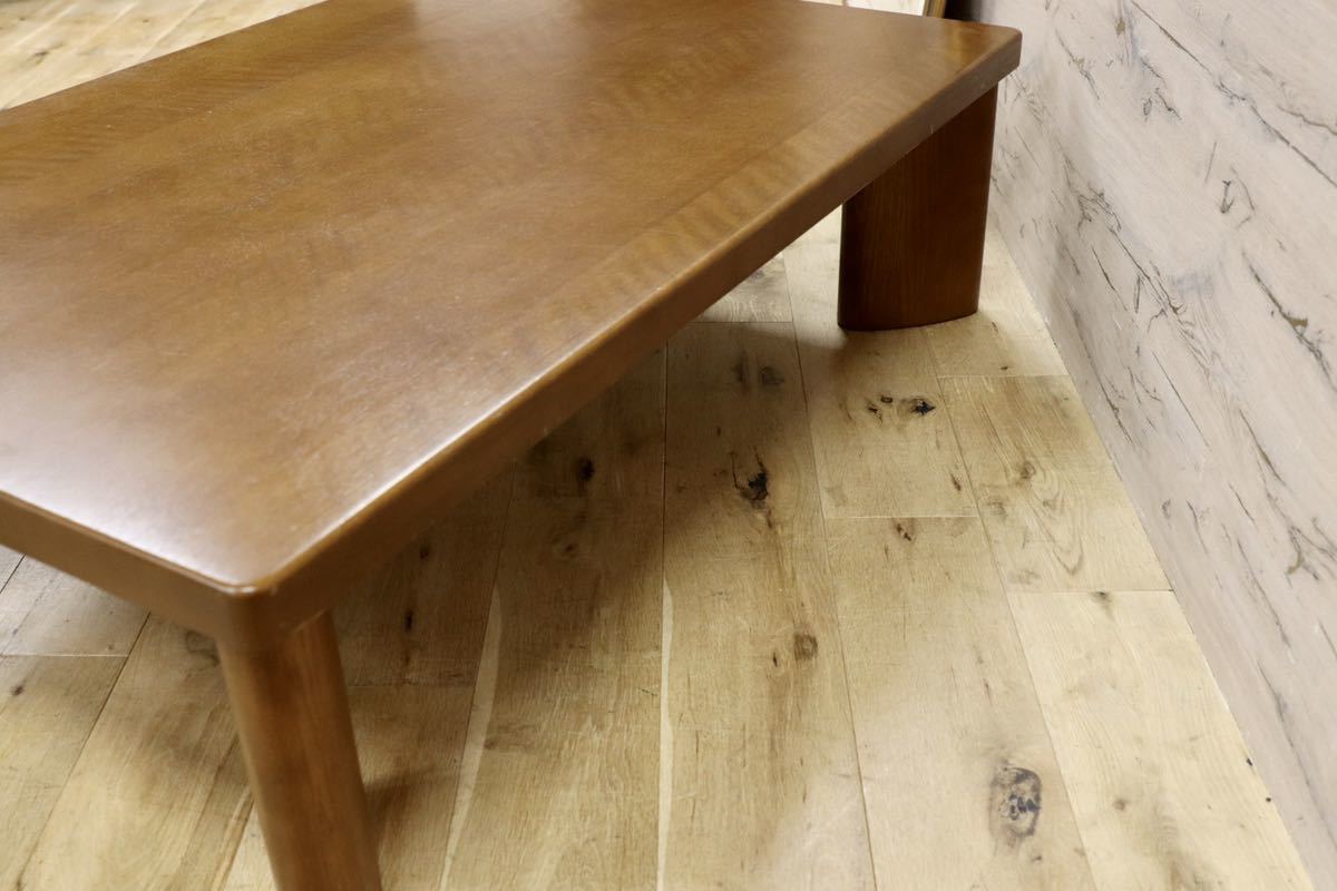 GMGN348○shirakawa / シラカワ センターテーブル リビングテーブル ローテーブル 楢無垢材 和モダン レトロ 古民家 飛騨家具