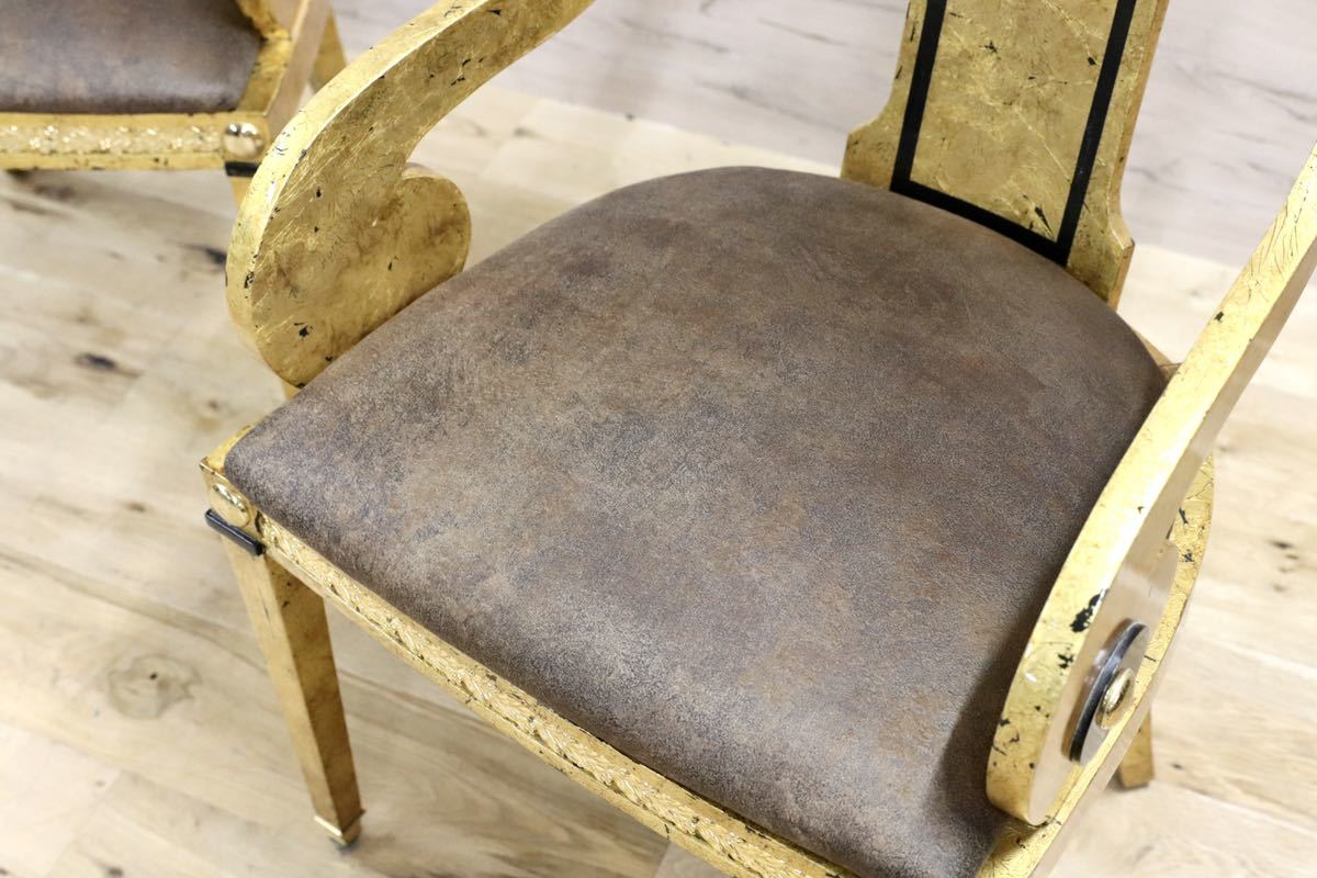 GMFK820○MARINER / マリネール ダイニングチェア 椅子 2脚セット スペイン最高峰 クラシック ラグジュアリー モダン 約150万 希少