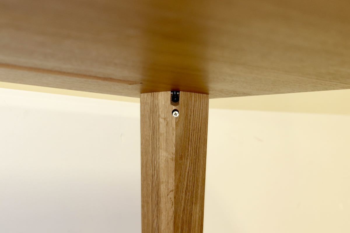 GMGH221○野田産業 / ND STYLE ダイニングテーブル 食卓テーブル オーク 北欧スタイル モダン ナチュラル モデルルーム展示品