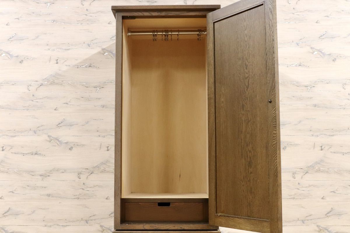 GMGH172○神戸家具 洋家具 一枚戸 洋タンス 洋服箪笥 チェスト 飯田喜久子 「星のターラー」 希少 アンティーク 在庫品 検)永田良介