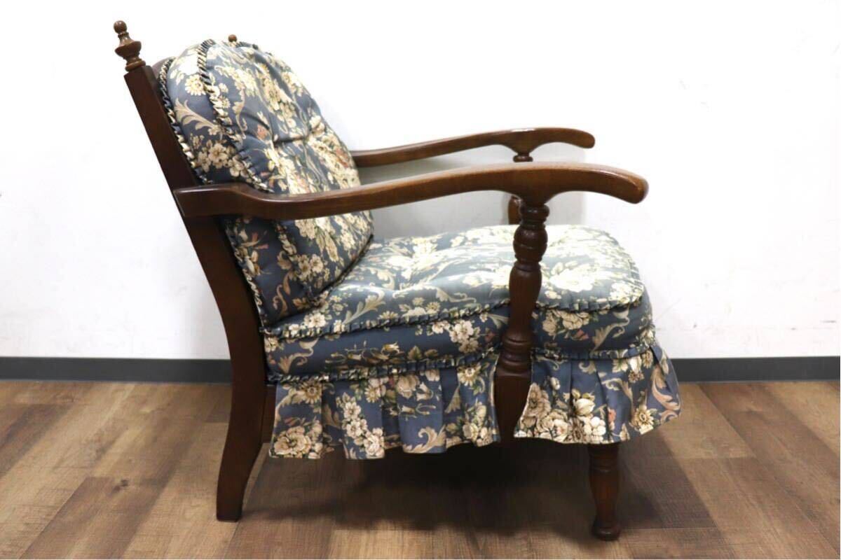 GMHK161B○飛騨産業 / HIDA キツツキ 穂高 アームチェア 1人掛けソファ シングルソファ カントリー オーク材 カントリー 定価約11万