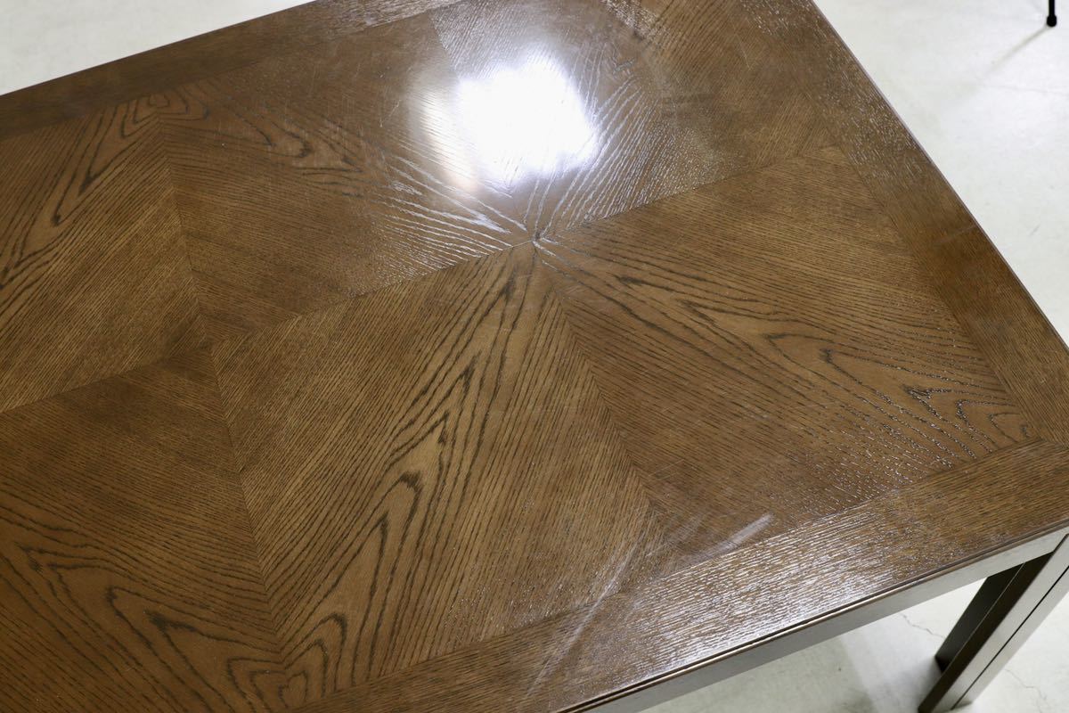 GMGN90○domani / ドマーニ モーガントン ダイニングテーブル 食卓テーブル ヒッコリーブラウン カリモク最高峰 定価約24.8万 展示品