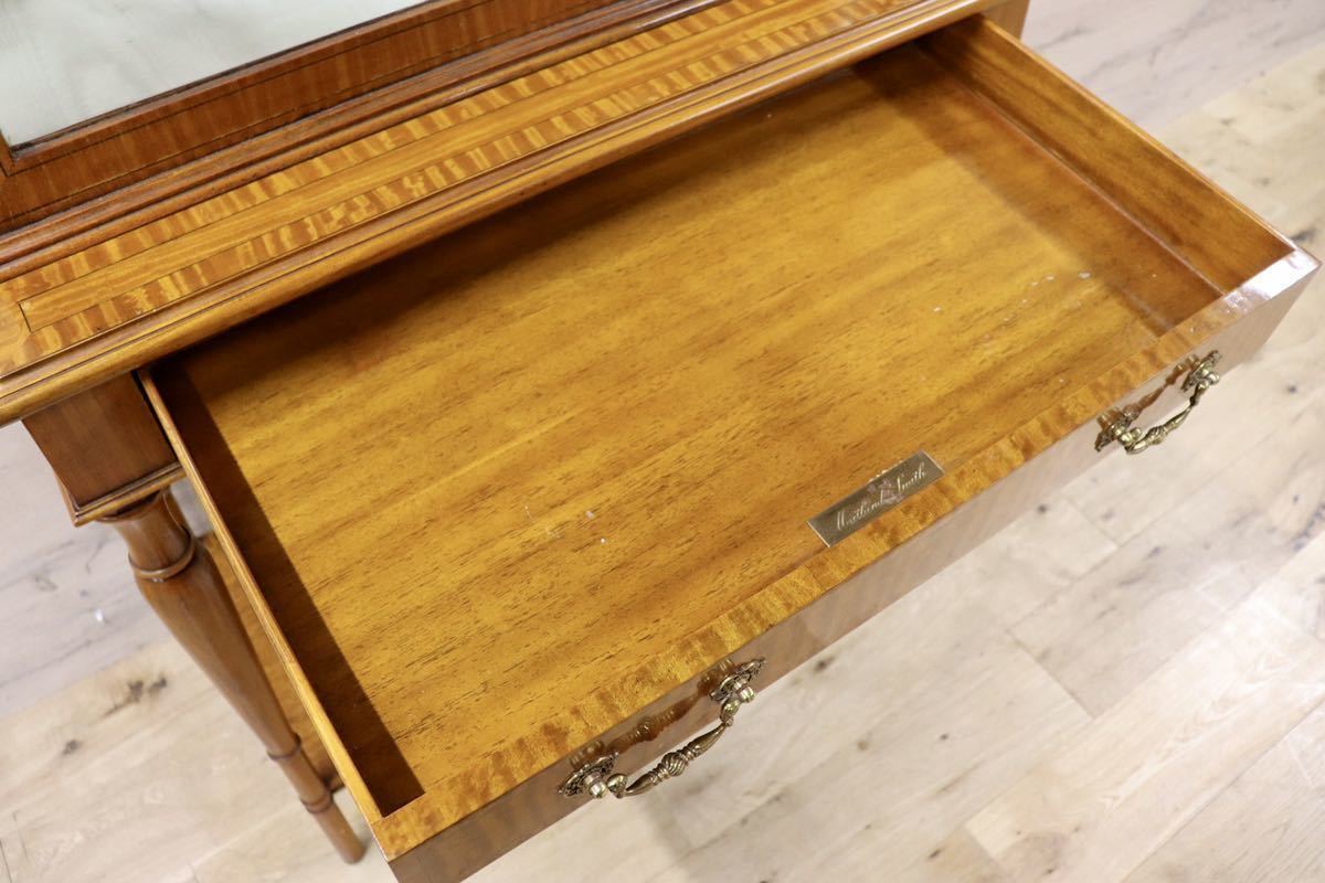 GMGK180○MAITLAND-SMITH / メートランドスミス ガラスキャビネット 飾り棚 最高級 希少 英国 クラシック 定価約80万