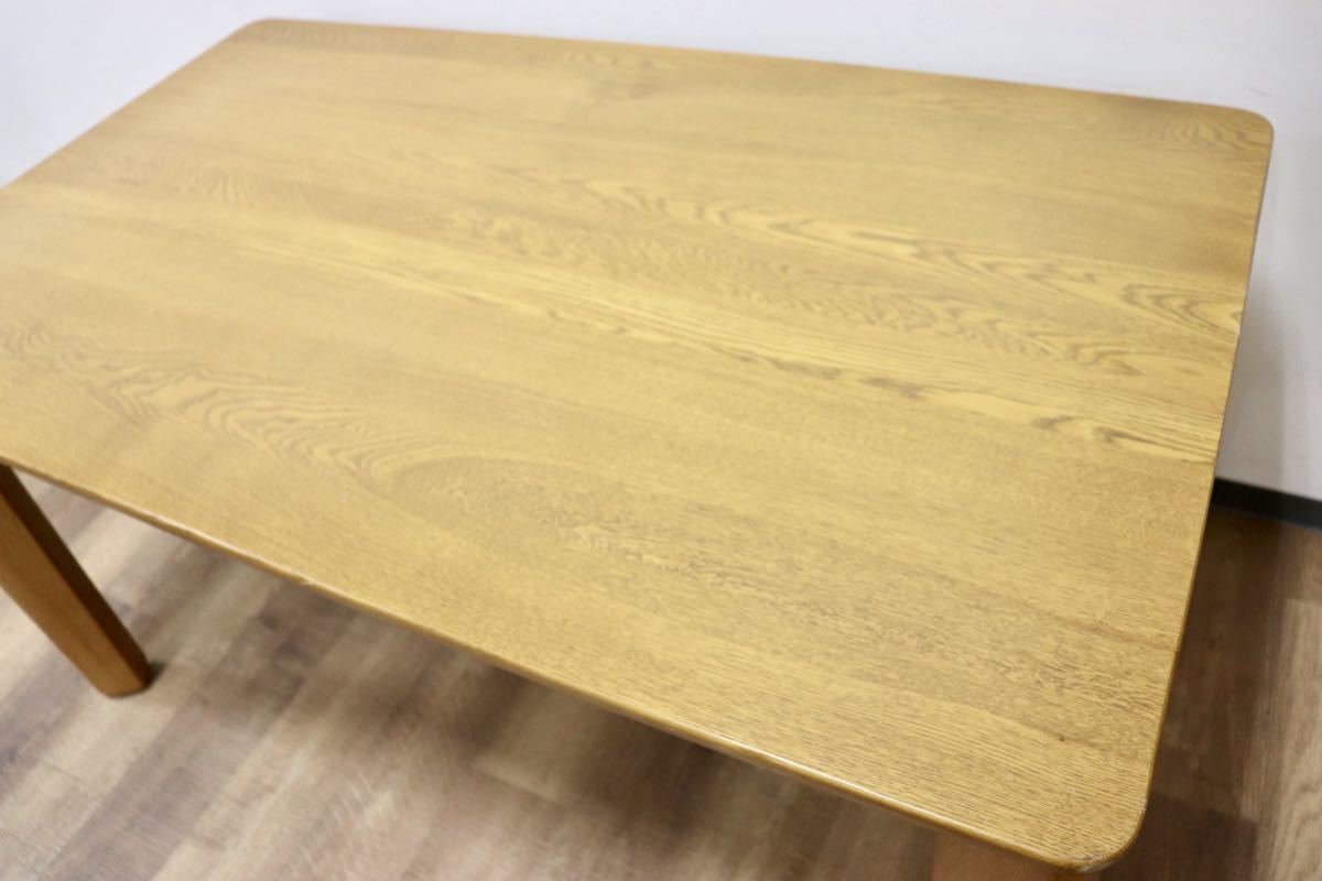 GMGN411○イバタインテリア / ibata Rifaction ダイニングテーブル 食卓テーブル 作業台 無垢 楢材 ナチュラル 北欧スタイル 飛騨家具