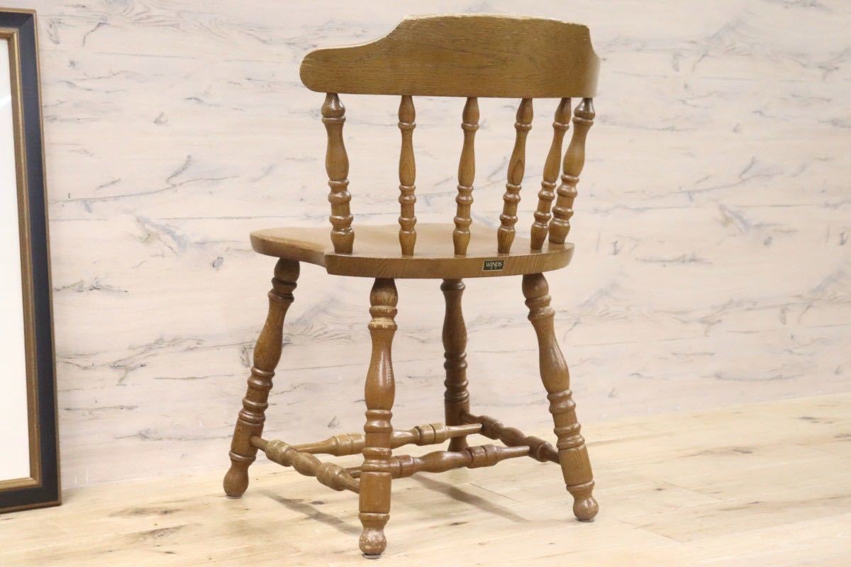 GMGS130D○WINDS / 太平 ダイニングチェア ウィンザーチェア 椅子 ヴィンテージ 楢材 無垢 アンティーク 和モダン 飛騨家具