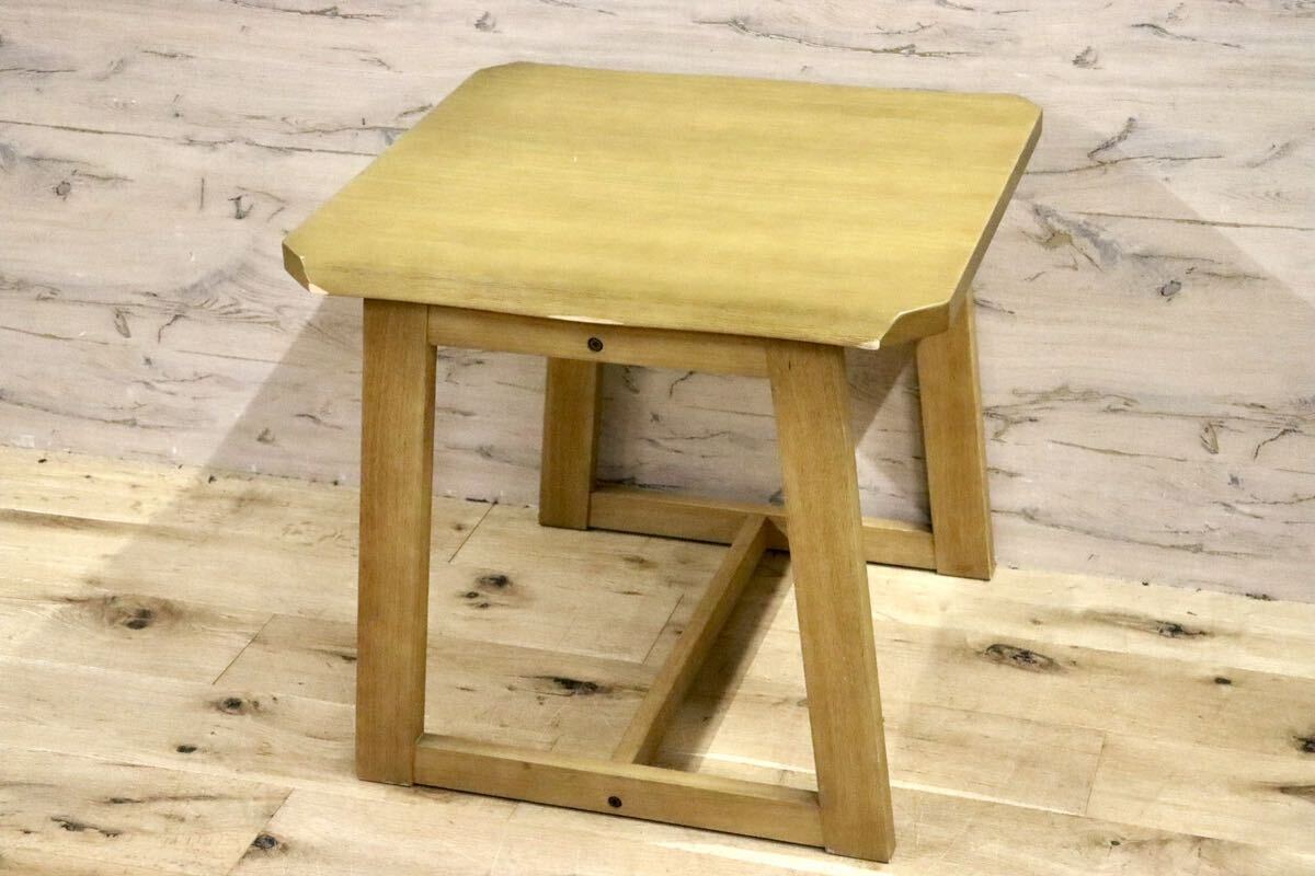 GMHS196B○MIKIMOKU / ミキモク 雅 リベラル サイドテーブル コーヒーテーブル 木製 浮造り エンドテーブル ナチュラル