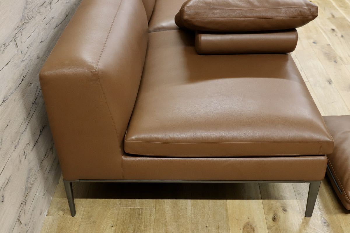 GMGN220A○B&B ITALIA Michel ミシェル 3人掛けソファ トリプルソファ 左肘 イタリアモダン 最高峰 定価315万 展示品※発送不可