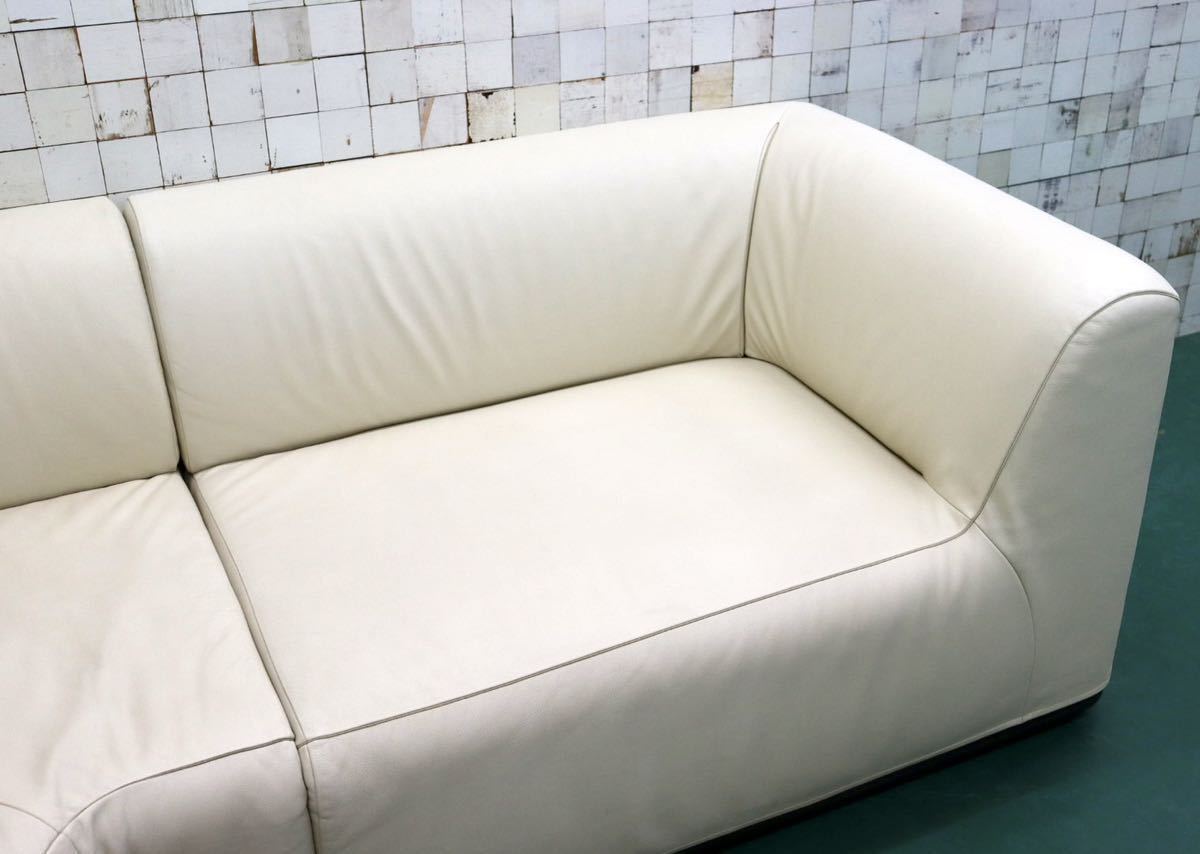 GMGN242○Cassina / カッシーナ Patrick Jouin KAMI パトリックジュアン コーナーソファ 本革 システムソファ 希少 美品