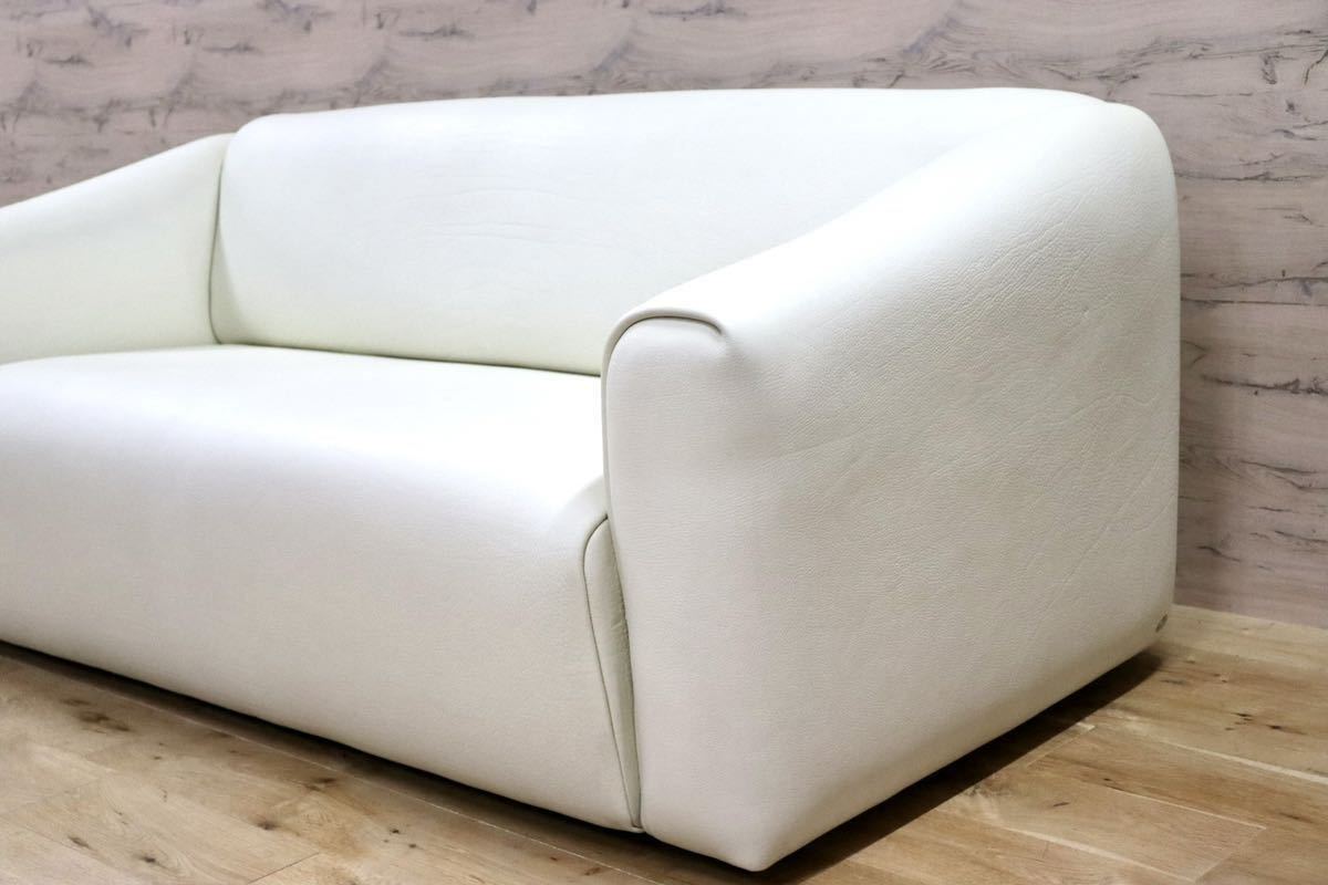 GMFK847B○desede / デセデ DS-47 2人掛けソファ ラブソファ 本革 オフホワイト 北欧 スイス IDC大塚家具 世界最高峰 定価約248万