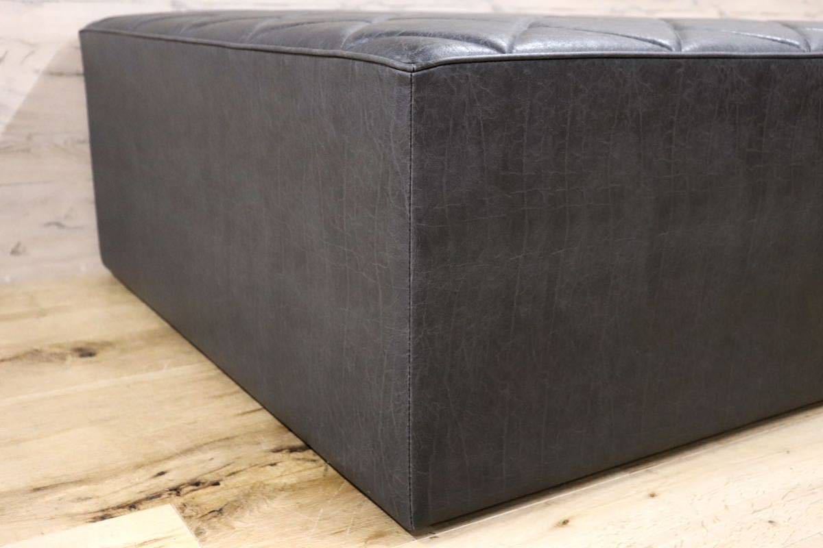 GMGN5○クラシック モダン スツール 腰掛け 1人掛けソファ スクエアソファ ラウンジ リビング モデルルーム展示品