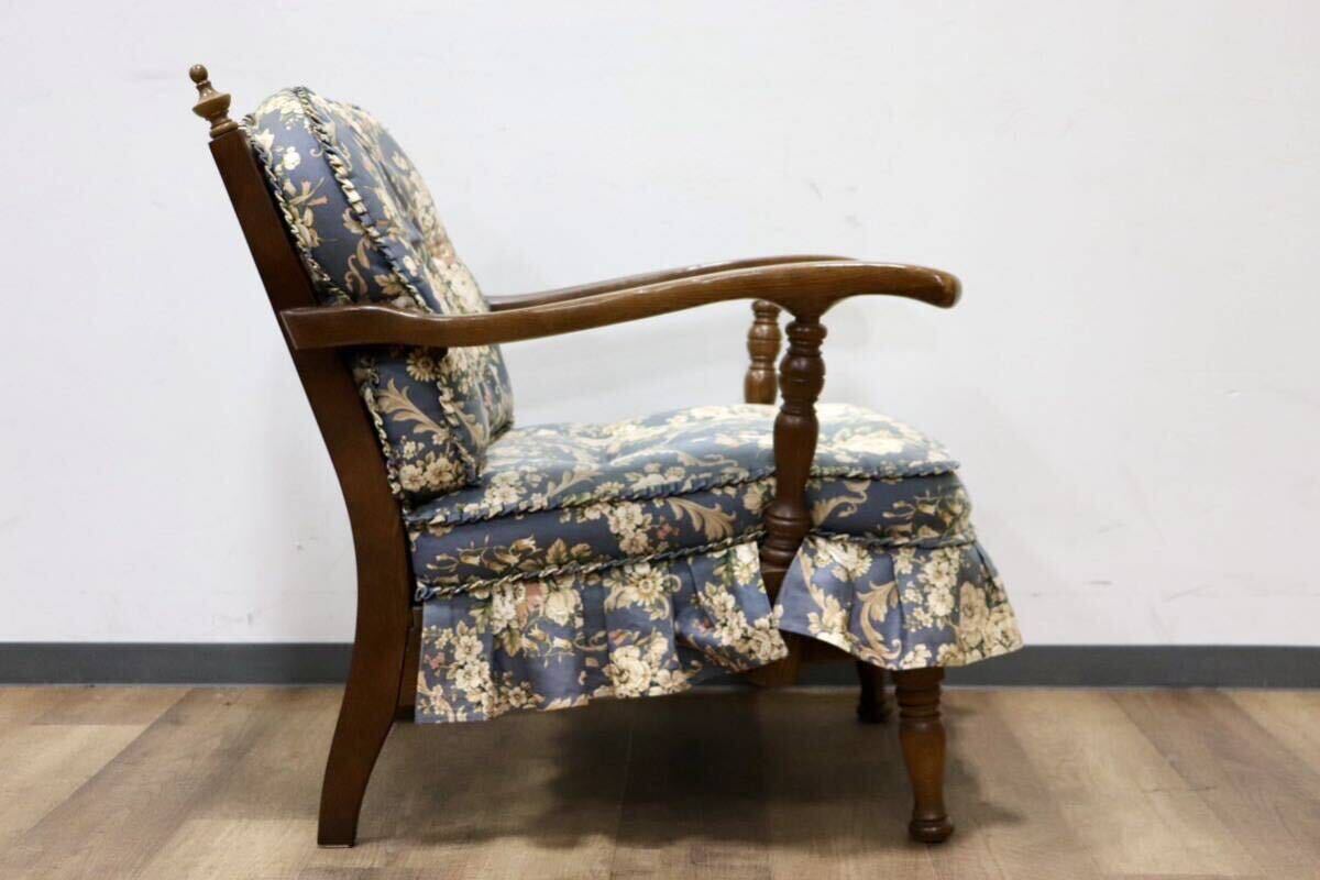 GMHK161A○飛騨産業 / HIDA キツツキ 穂高 アームチェア 1人掛けソファ シングルソファ カントリー オーク材 カントリー 定価約11万