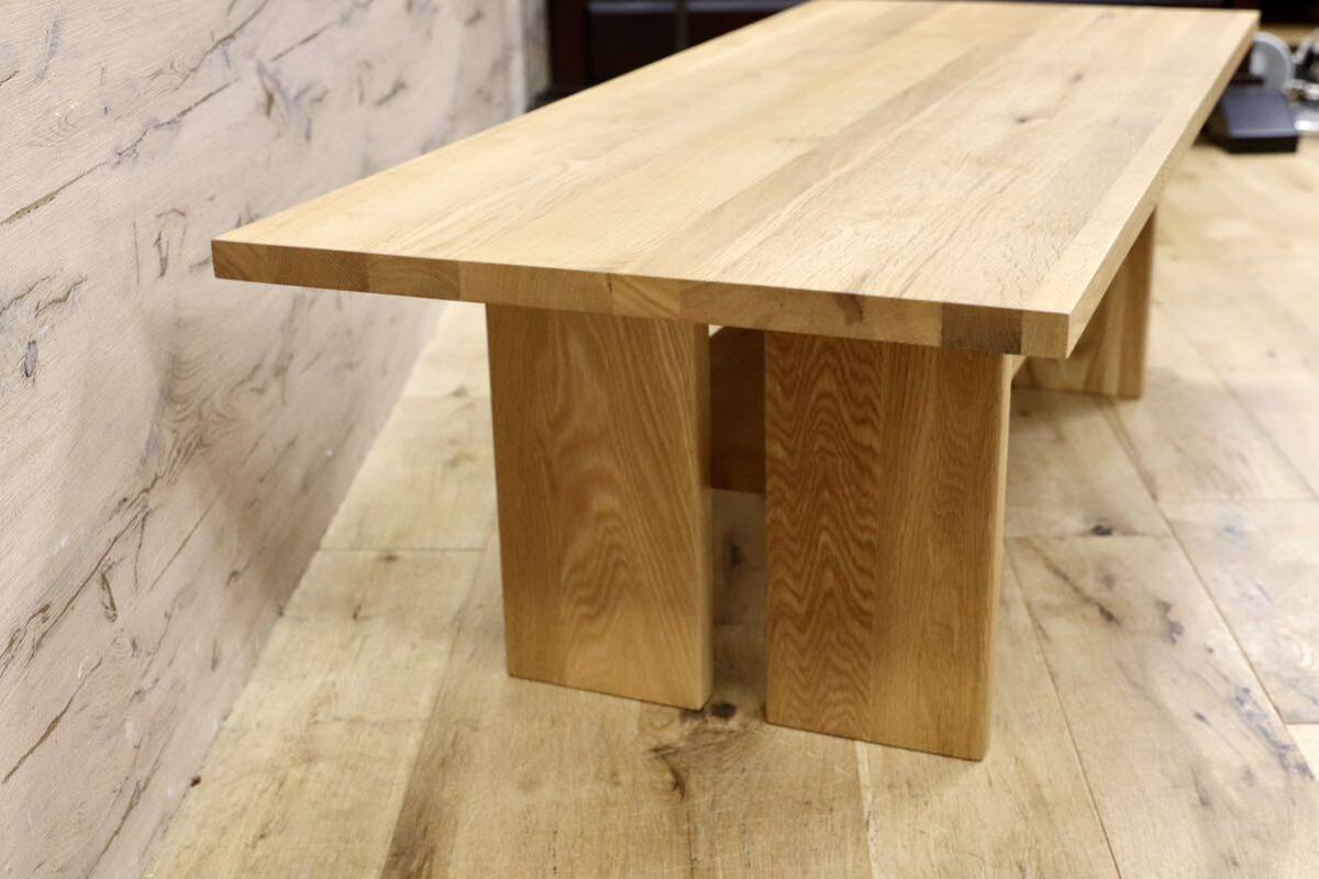 GMHK72○unico / ウニコ CALIME ローテーブル リビングテーブル センターテーブル コーヒーテーブル オーク無垢材 定価4万 展示品 廃番