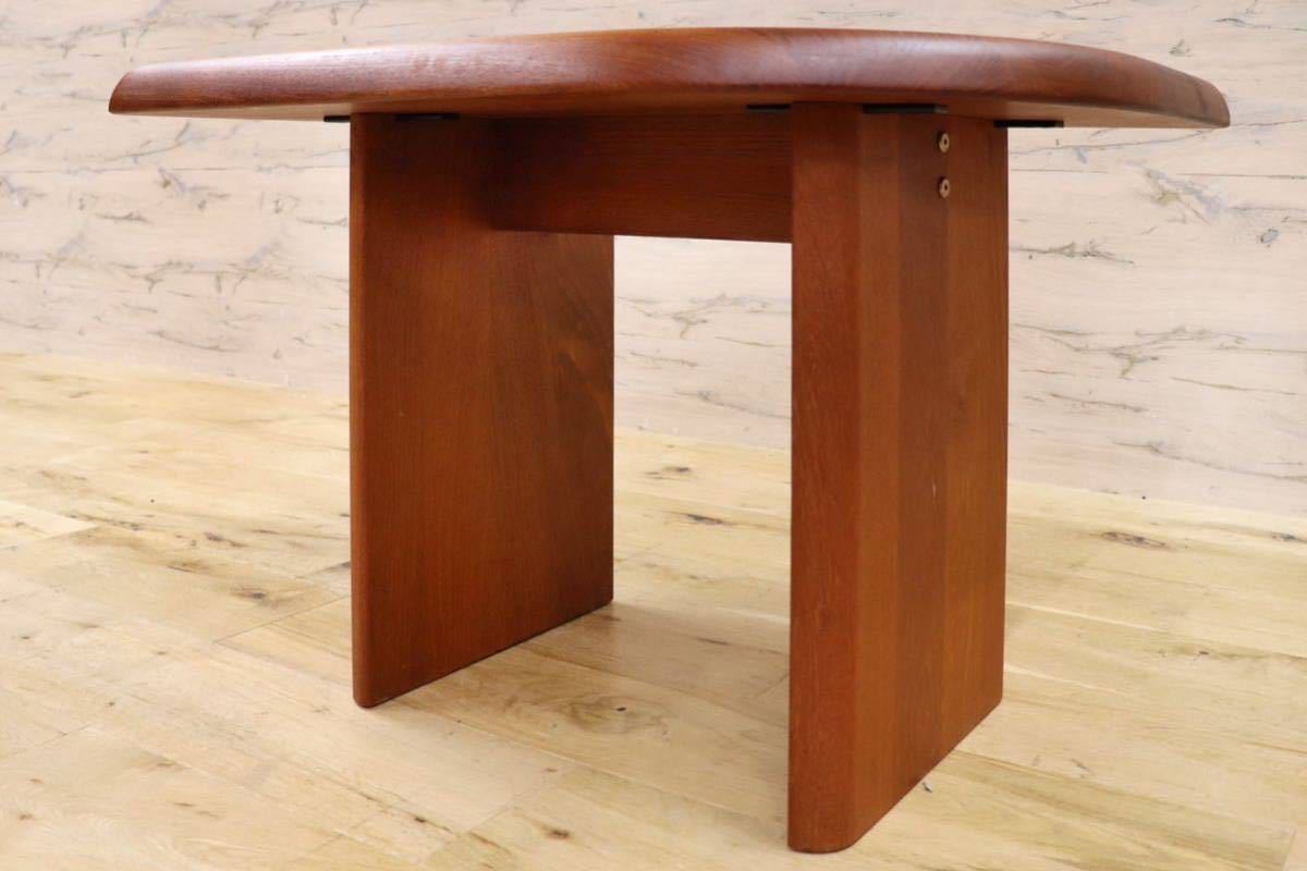 GMGK258○北欧家具 サイドテーブル コーヒーテーブル チーク無垢材 北欧ヴィンテージ デンマーク デンマーク