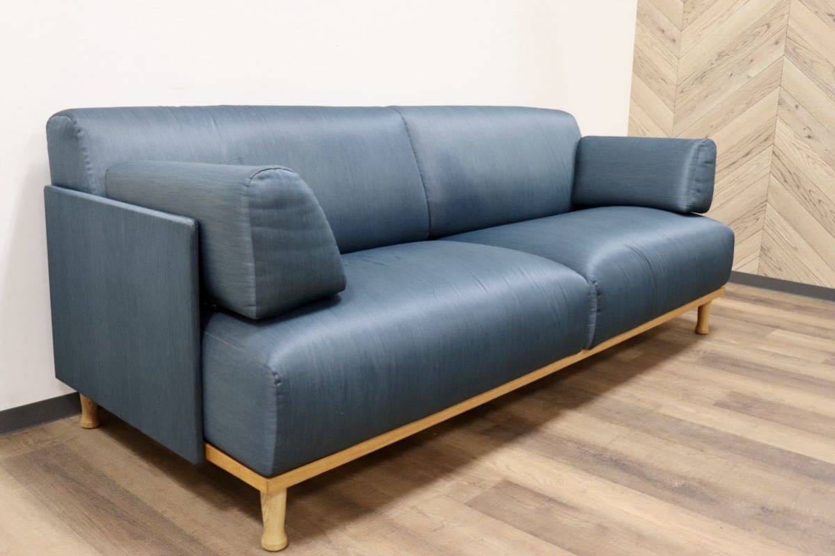 GMGN345E○Cassina ixc / カッシーナイクスシー THEMA テーマ 2.5人掛けソファ ラブソファ イタリアモダン 定価約54万 稀少