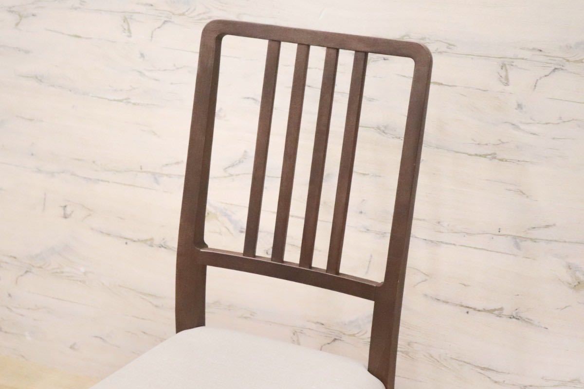 GMGK203○karimoku / カリモク ダイニングチェア アームレスチェア 椅子 ファブリック ジャンパンゴールド CD1615 定価3.4万 展示品