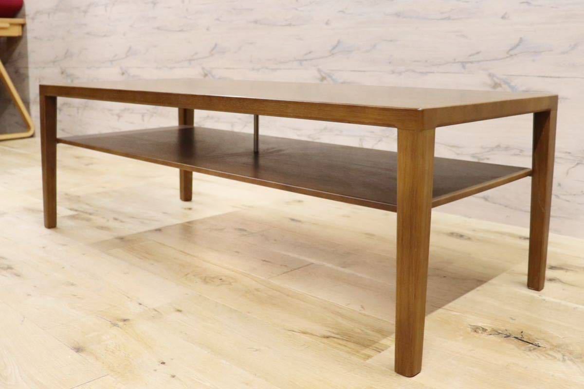 GMGH210○karimoku / カリモク TU4450 スタンダードモダン センターテーブル リビングテーブル オーク材 ローテーブル 定価約8.3万 展示品