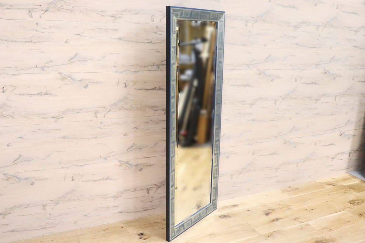 GMFK830○イタリア モダン ウォールミラー 姿見 全身鏡 壁掛け 鏡 スタンドミラー 美品