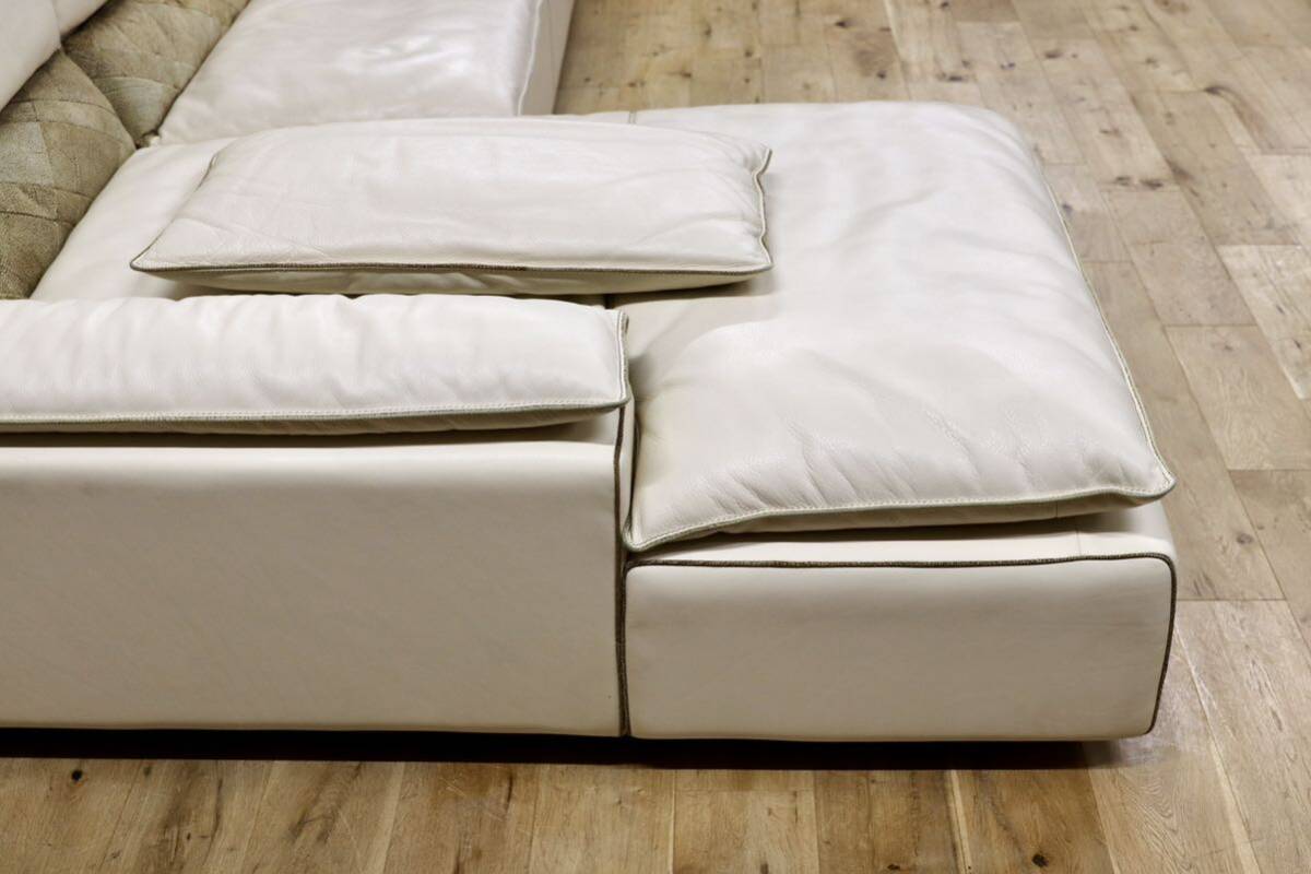 GMHN217○rossi di albizzate / ロッシディアルビザーテ ボルボネーゼ 最高峰 カウチソファ イタリア製 IDC大塚家具 約500万 稀少