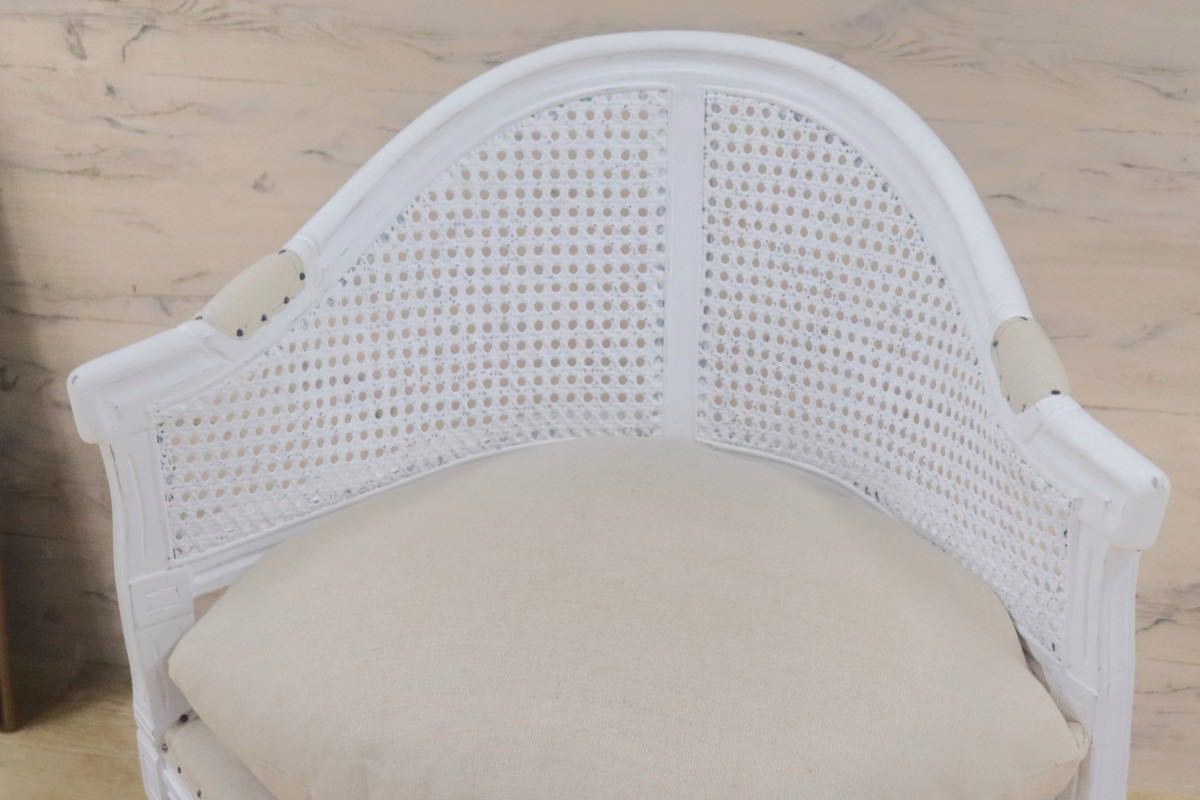 GMGT99A○シャビーシック ラウンジチェア ダイニングチェア クラシカル ファブリック フェザークッション 検)カントリーコーナー