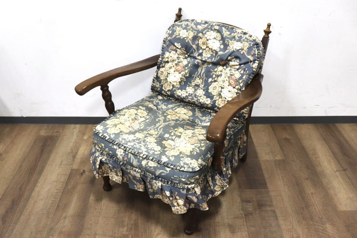 GMHK161B○飛騨産業 / HIDA キツツキ 穂高 アームチェア 1人掛けソファ シングルソファ カントリー オーク材 カントリー 定価約11万