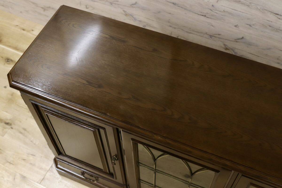 GMHS127○domani / ドマーニ クイーンズライフ サイドボード リビングボード 収納家具 karimoku カリモク最高峰 オーク 定価71.5万