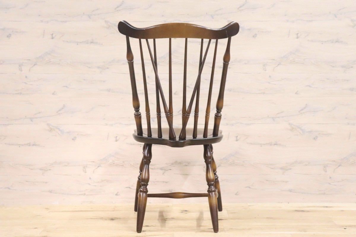 GMGT106A○飛騨産業 / HIDA キツツキ ダイニングチェアウィンザーチェア 椅子 木製 ブナ材 クラシック アンティーク