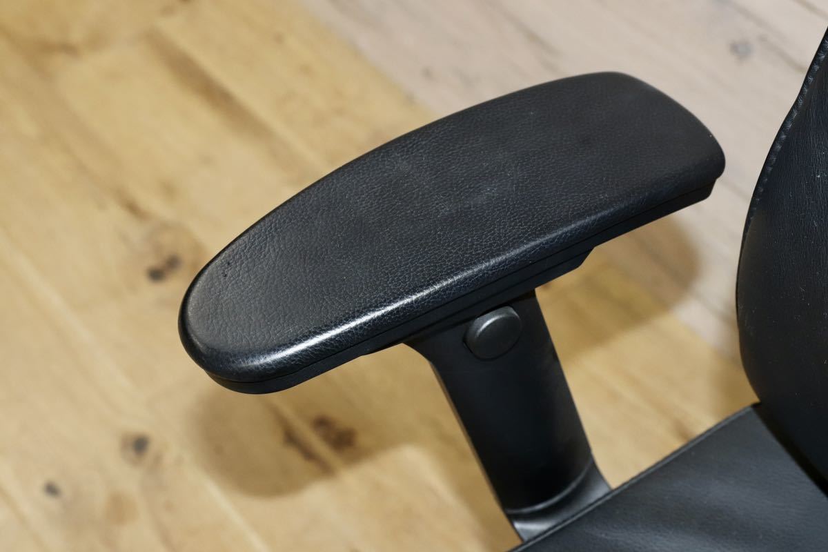 GMGF29○sedus / セダス OPEN UP オープンアップ デスクチェア ハイバックチェア 本革 黒 書斎椅子 オフィスチェア ドイツ 定価約43万