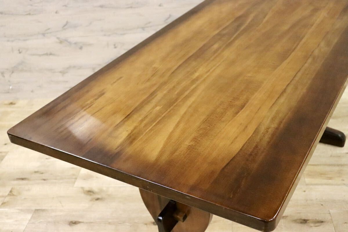 GMHH80○karimoku / カリモク コロニアル ダイニンテーブル 食卓テーブル 作業台 ブナ材 カントリー レトロ クラシック オールドカリモク