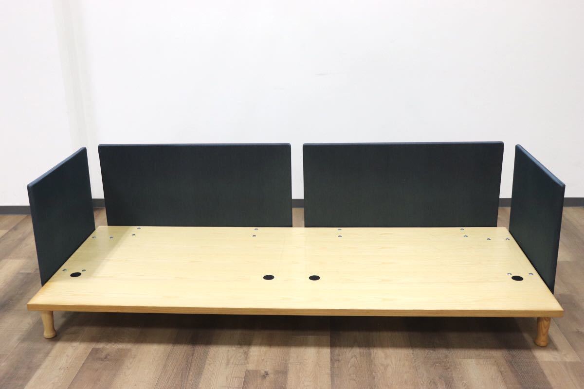 GMGN345C○Cassina ixc / カッシーナイクスシー THEMA テーマ 2.5人掛けソファ ラブソファ イタリアモダン 定価約54万 稀少