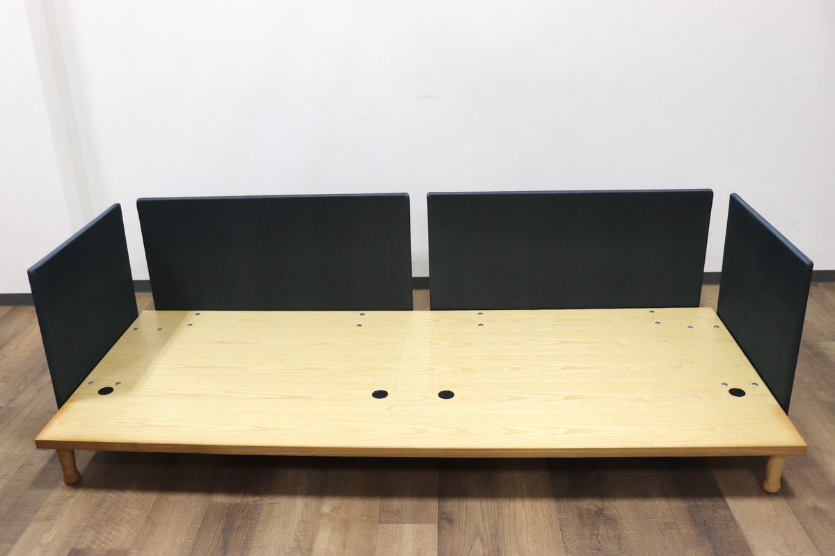 GMGN345F○Cassina ixc / カッシーナイクスシー THEMA テーマ 2.5人掛けソファ ラブソファ イタリアモダン 定価約54万 稀少