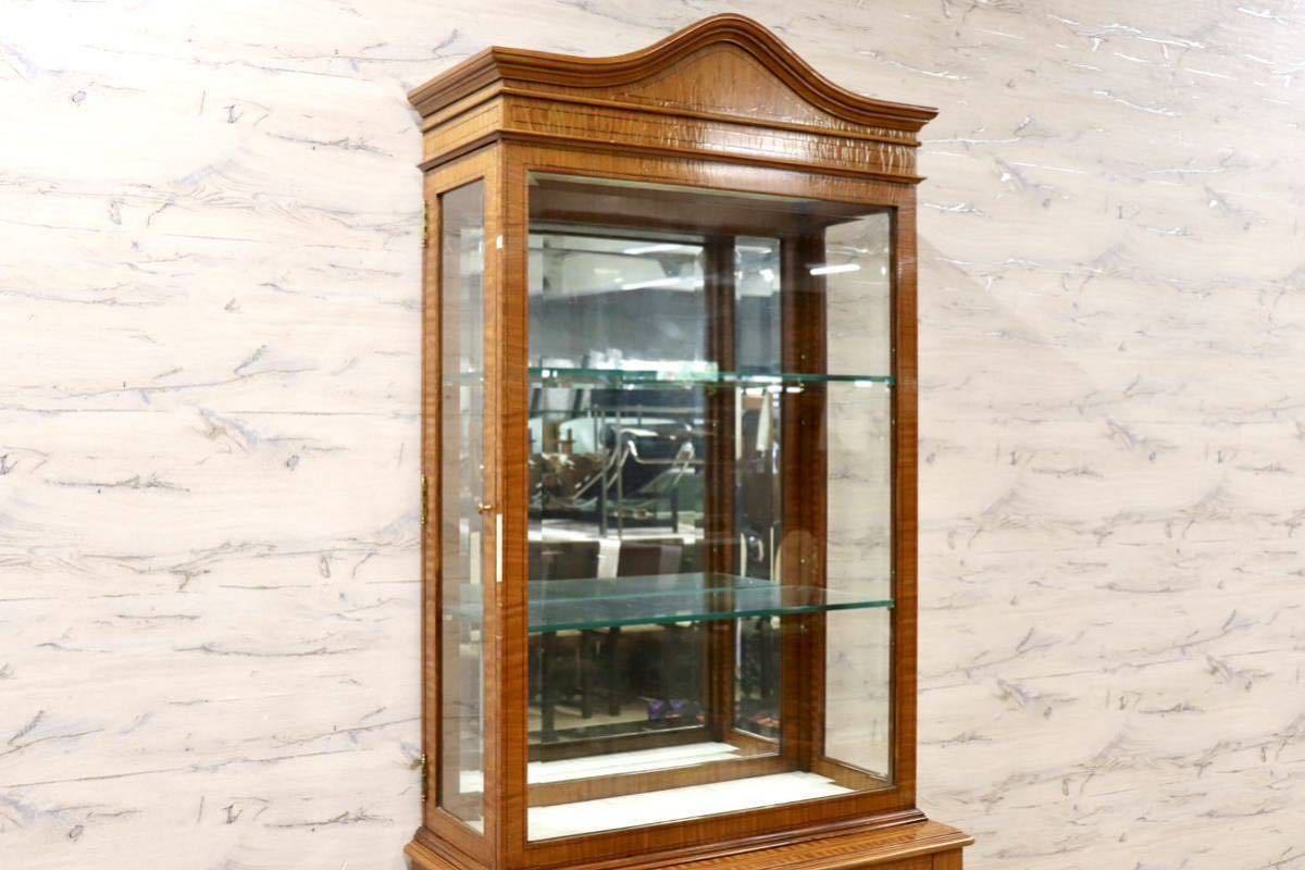 GMGK180○MAITLAND-SMITH / メートランドスミス ガラスキャビネット 飾り棚 最高級 希少 英国 クラシック 定価約80万
