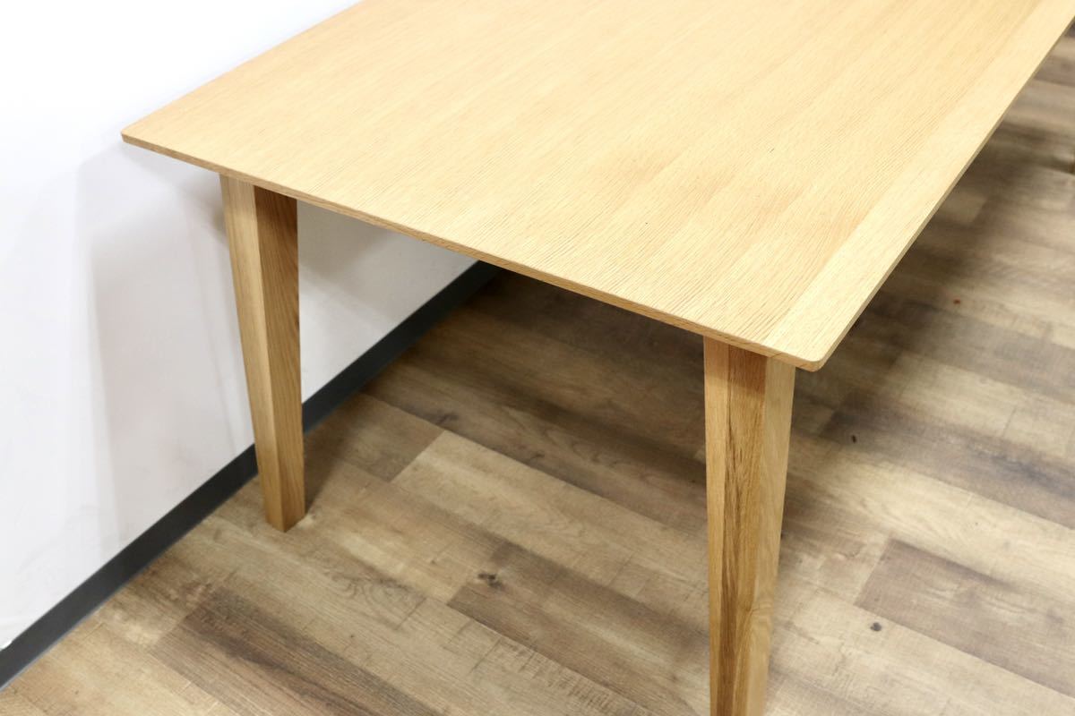 GMGH221○野田産業 / ND STYLE ダイニングテーブル 食卓テーブル オーク 北欧スタイル モダン ナチュラル モデルルーム展示品