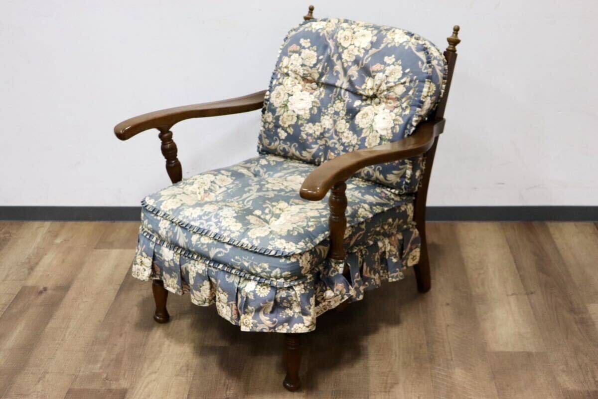 GMHK161A○飛騨産業 / HIDA キツツキ 穂高 アームチェア 1人掛けソファ シングルソファ カントリー オーク材 カントリー 定価約11万