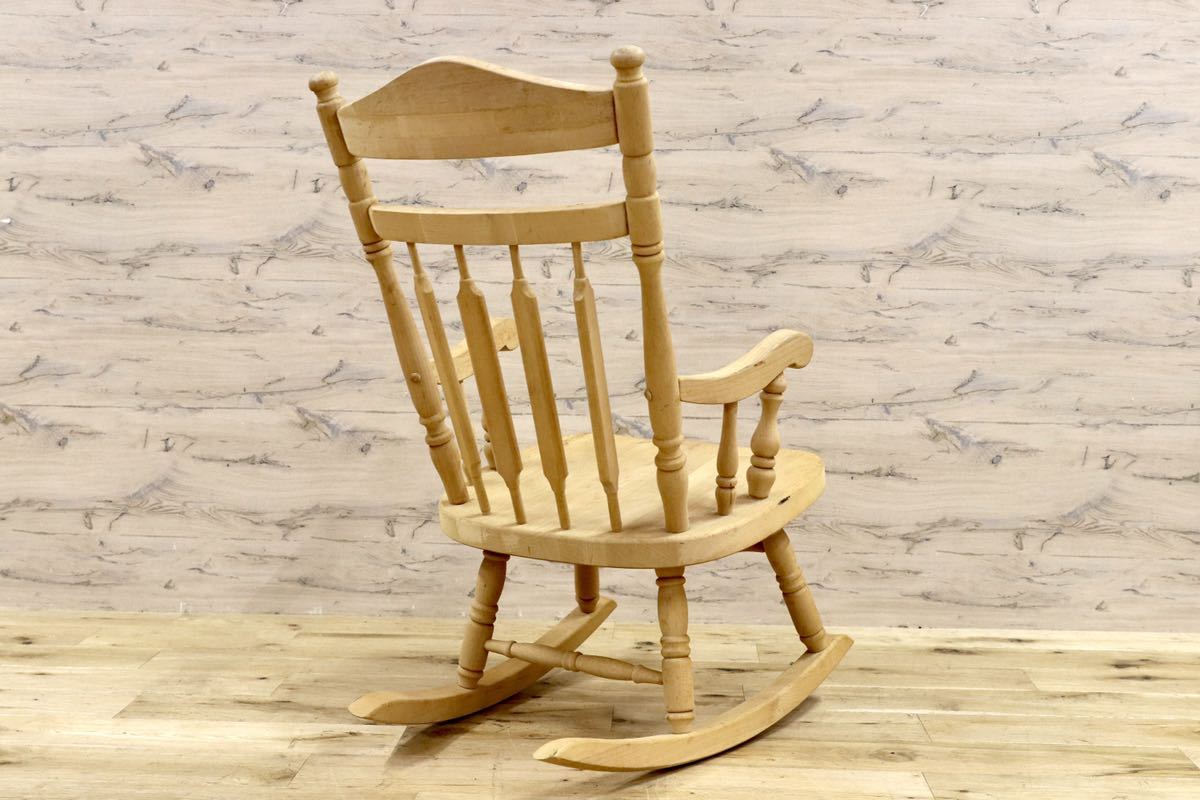 GMGN121○アメリカ製 ヴィンテージ ロッキングチェア 揺り椅子 オールド カントリー シャビーシック USA